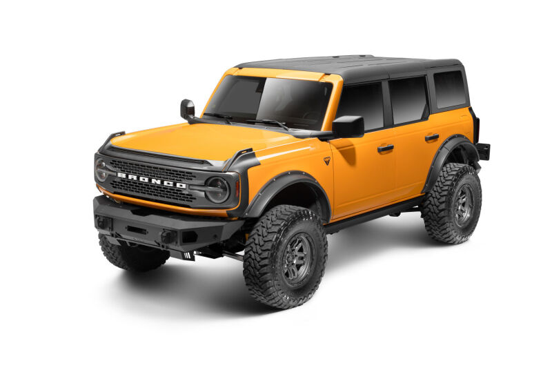 Ford Bronco Bumper - Front - Go Rhino - Winch Ready Trailline Full Width - Textured Black - `21-`26
